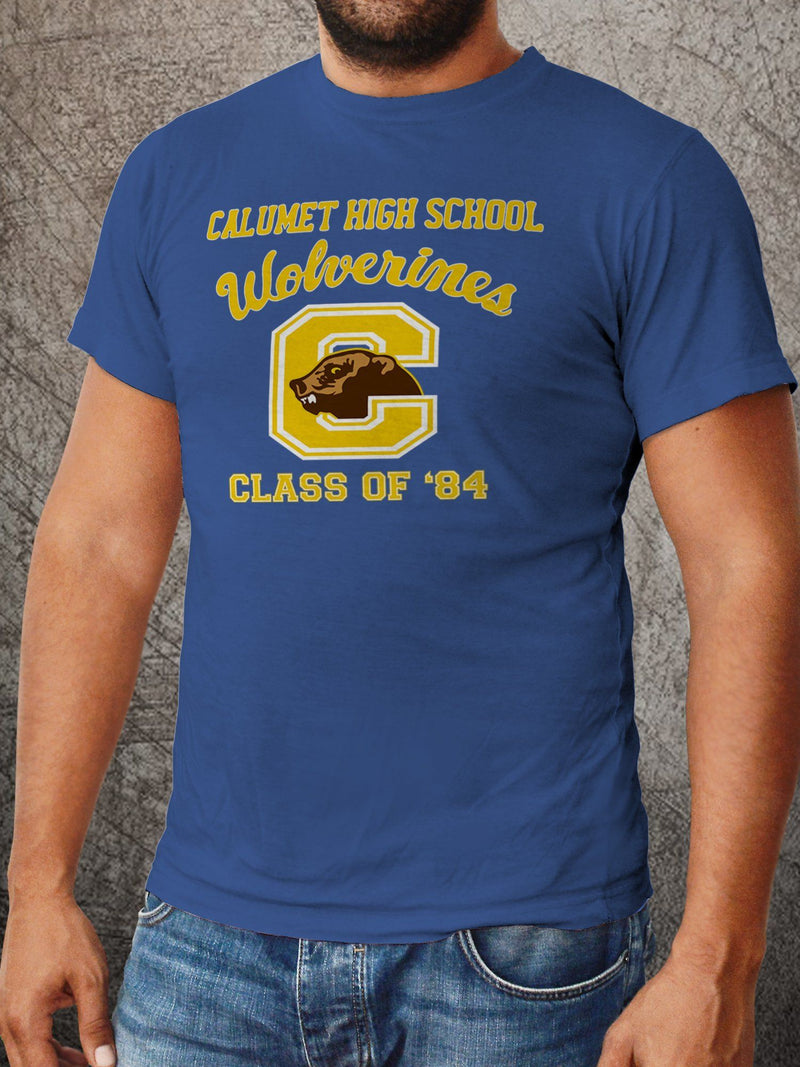 Calumet High School Wolverines Class of '84 - Men's T-Shirt – Faktory 47